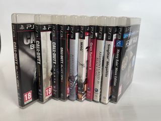 Lote 9 Videojuegos PS3