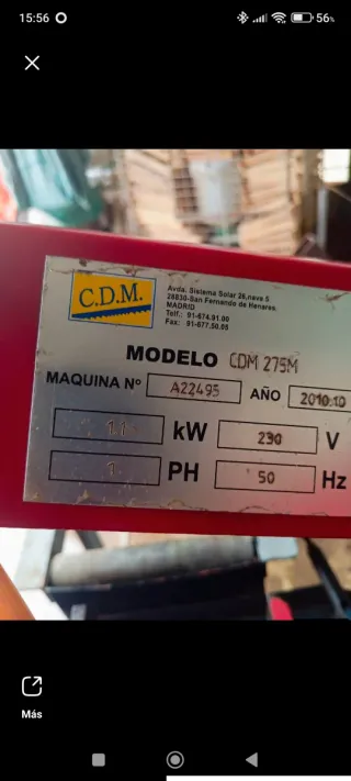 Sierra de cinta CDM 275M
