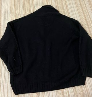 Cardigan uomo blu taglia xl misto lana