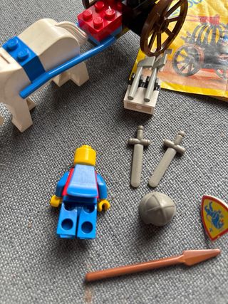 Lego Castle 6016 Carro de Guerra con Caballo