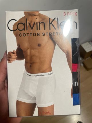 Calzoncillos Calvin Klein Pack 3 Talla M