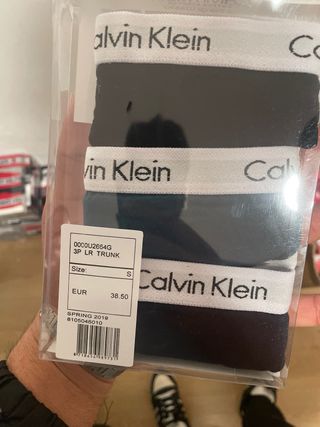 Calzoncillos Calvin Klein Pack 3 Talla M