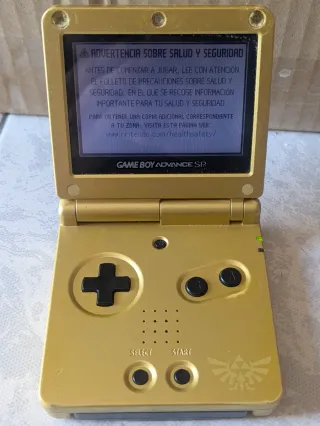 Game Boy Advance SP Zelda Edizione Dorata
