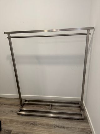 Burro perchero de acero inoxidable