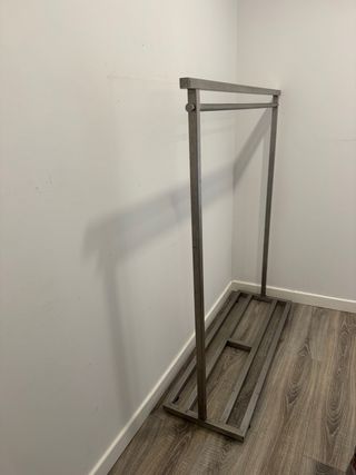 Burro perchero de acero inoxidable