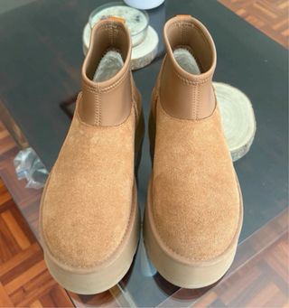 Botas UGG Beige/Marrón Plataforma