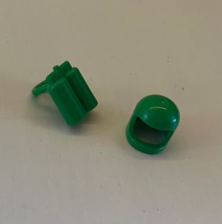 Lego bombole e casco Minifigure Space Spaceman