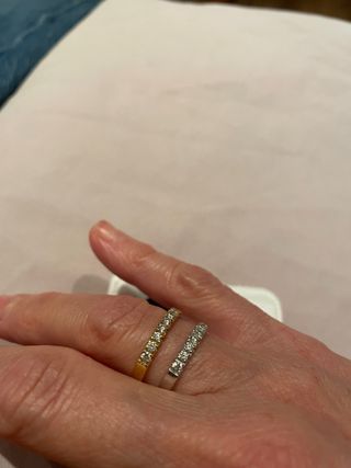 Anillo Oro 18k Diamantes