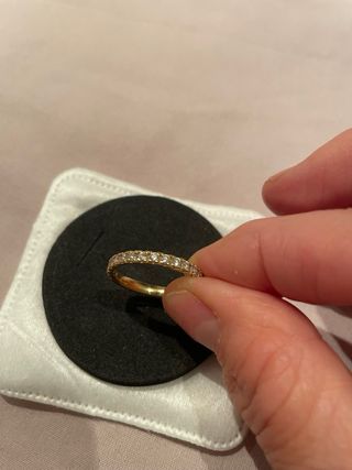 Anillo Oro 18k Diamantes