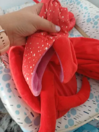 Disfraz de Cangrejo Infantil Rojo