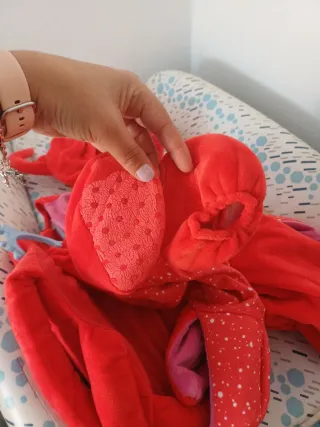 Disfraz de Cangrejo Infantil Rojo