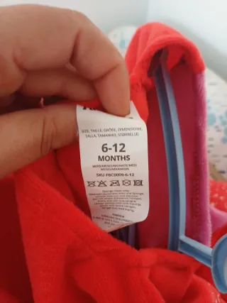 Disfraz de Cangrejo Infantil Rojo