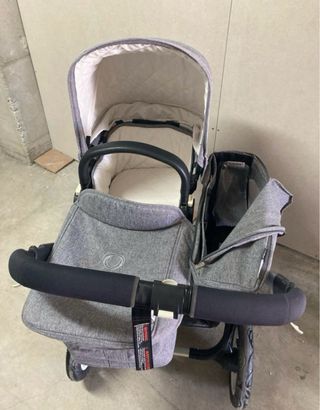 Carro gemelar Bugaboo Donkey 2 gris