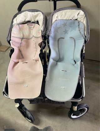 Carro gemelar Bugaboo Donkey 2 gris