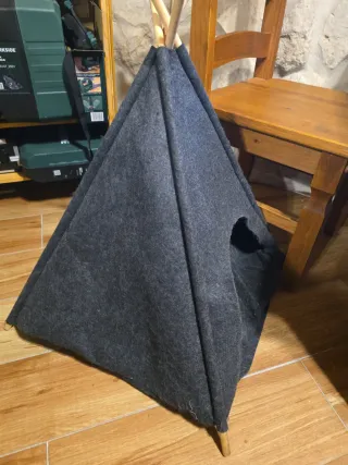 Cama i para gatos gris. Usado muy poco