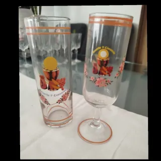 Juego de café, porcelana pintada a mano