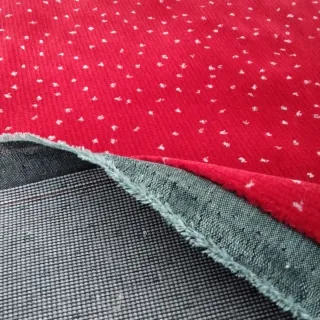 Tela velour per tappezzeria