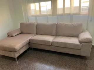 Sofá Chaiselongue Luisa Reversible Malva