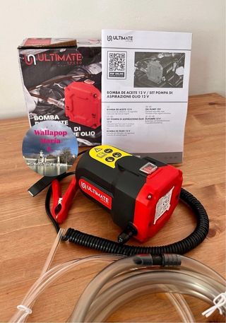 Bomba para cambio de aceite coche