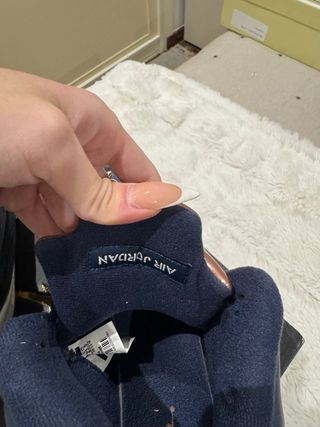 Zapatillas Jordan Azul y Dorado