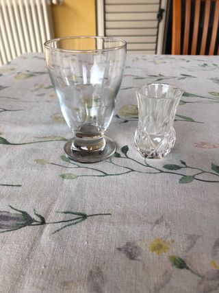 Set 2 Bicchieri Vetro