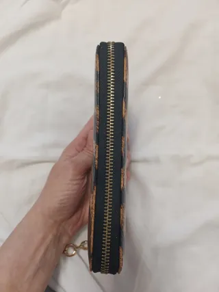 Portafoglio vernice leopardato