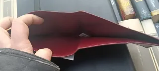 Portafoglio Cartier Uomo Pelle Bordeaux