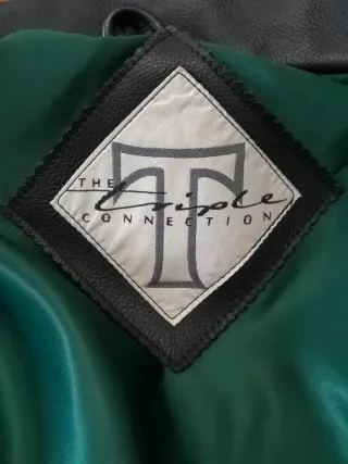 Giubbotto Pelle Triumph Uomo Nero