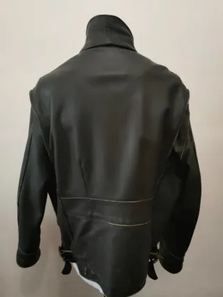 Giubbotto Pelle Triumph Uomo Nero