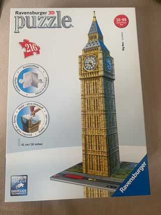 Puzzle 3D Ravensburger Big Ben Londres