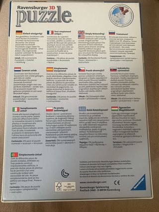 Puzzle 3D Ravensburger Big Ben Londres