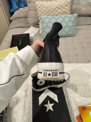 Converse All Star Botas Negras Plataforma