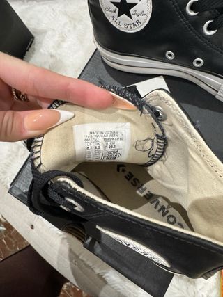 Converse All Star Botas Negras Plataforma