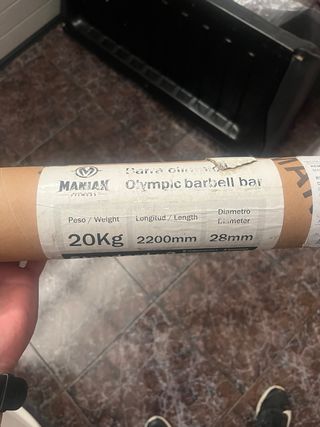 Barra Olímpica Maniak 20kg V2