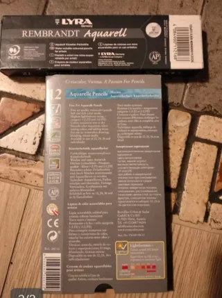 2 confezioni matite acquerellabili Lyra e Cretacol
