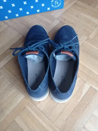 Zapatos comunión niño azul Talla 38