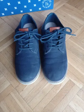 Zapatos comunión niño azul Talla 38