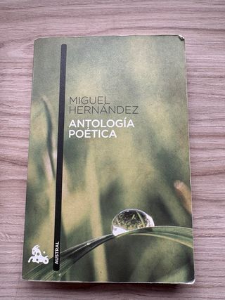 Libro Antología Poética Miguel Hernández