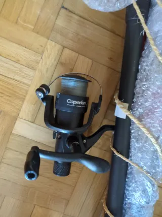 Cañas de pescar con carrete