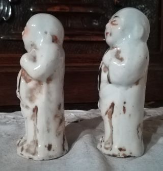 Coppia statuette saggi cinesi