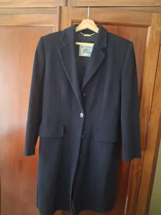 Abrigo sra burberry azul