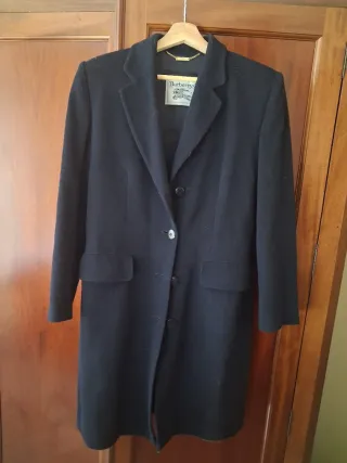 Abrigo sra burberry azul