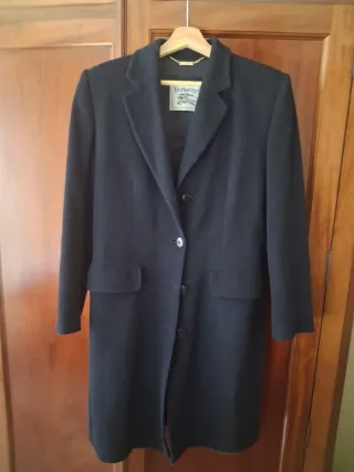 Abrigo sra burberry azul