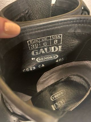 Botín Sendra Gaudí Negro Mujer