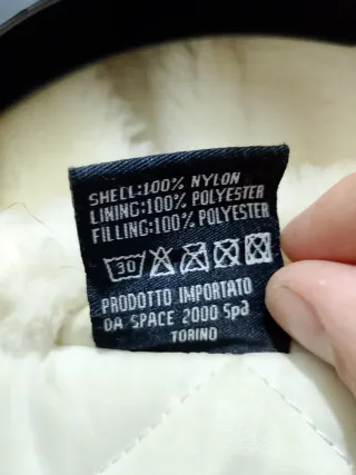 Giubbotto donna bianco con patch