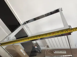 Mesa Escritorio Cristal y Metal