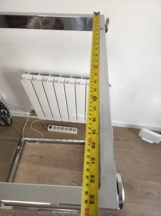 Mesa Escritorio Cristal y Metal