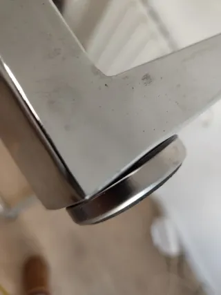 Mesa Escritorio Cristal y Metal