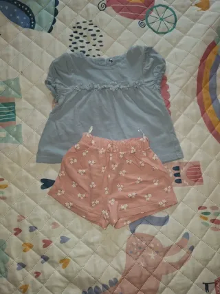 Conjunto C&A 2 peças menina verão