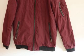 Cazadora Bomber Roja Granate Primark